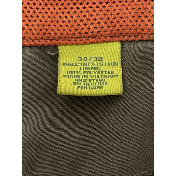 Mountain Dew Cargo Pants Mens 34x32 Khakis Y2K Pocket Baggy Vintage Flaws - Picture 13 of 15